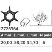 Finnord Yamaha / Selva 4T 80-100 HP Impeller