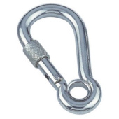 Carabiner With Screw Lock Ø6X60mm