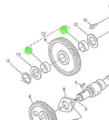 Nanni Diesel 970302047 - Idler Gear Bushing for 4.190HE Engines
