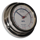 Vion Tide Clock Stainless Steel Including Wall Mount Ø127 mm