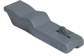 Peak Elastic Antivibrating Latch With Padlock Holder 96x29 Grey