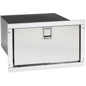 Isotherm 1036BA1EK0050 - 12/24V Cruise CR36 Inox Stainless Steel Fridge (4-Sided Frame, Quick Couplings & Click-On Bracket)