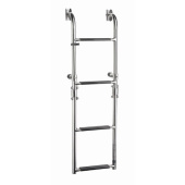 Vetus SLF4A - Folding Ladder, Stainless Steel (AISI 316), 4 steps, full height 905 mm