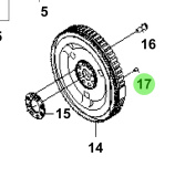 Bukh 14303-08240 - Dowel Pin for S270J Crankshaft and Piston Assembly