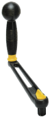 Allpa Aluminum Winch Handle, L=200mm, Weight 0,46kg, Lock-In With Ball Grip