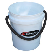 Shurhold 2451 Rope Handle Bucket (5 Gallons White)