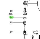 Bukh 560H0025 - Seal Ring R3100 for DV24RME, DV29RME and DV32 Engines