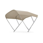 Tessilmare Bimini Top Biminox 3 Arches Stainless Steel 316L 230cm - Beige