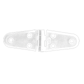Nuova Rade 43667 - Polyamide Plastic Hinge, Double Oval White, 100x40mm, 270°