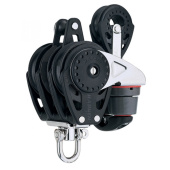 Harken HK2687 Triple Carbo Ratchamatic Block 75 mm with Cam and 57mm Block for Rope 12 mm