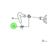 Nanni Diesel 970302811 - Pipe Clamp for Cylinder Head Cover