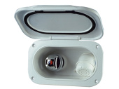 Deck Shower and Water Mixer in Oval Plastic Box 190x117 mm
