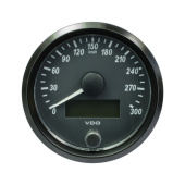VDO A2C3832950001 - SingleViu Speedometer 300 Km/h Black 80mm