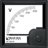 Blue Sea 1057 - DIN Voltmeter AC 0–250V