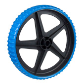 Optiparts EX10785BL - Durastar trolley wheel blue, 37cm