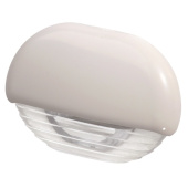 Hella Marine 2JA 958 126-011 - White LED Easy Fit Step Lamp 12-24V DC, White Plastic Cap