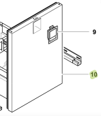 Isotherm SGC00237AA – Complete Stainless Steel Door for DR49 Drawer Refrigerator