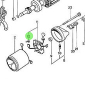 Nanni Diesel 970497318 - Starter Bushing Spring for HE Series Engines