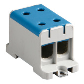 Ensto Double Terminal Block - Blue