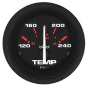 Veethree 57904E Amega Temperature Gauges 120-240 Deg F