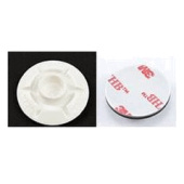 Bainbridge G194WT - YKK SNAD Stud 25mm White Dome Adhesive 40 mm White