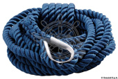 Osculati 3-Strand Polyester Mooring Line with Stainless Steel Thimble