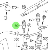 Bukh 16851-6551-2 - Glow Plug for EPA36 Engines