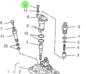 Nanni Diesel 970303946 - Injection Pump Screw for HE Series Engines