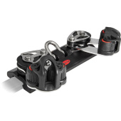 Ronstan RC12623 Series 26 Traveller Car, 4 Control Sheaves with Cleat