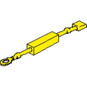 Veethree 6219371E - Dropping Resistor For All Other 2" Instruments (24v-->12v)