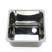 Rectangular Polished Stainless Steel Sink - Right Drain