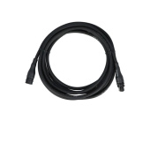 Whisper Power 50217150 - WP-QC - Extension cable female - male, 3 pole - 1,5MM² 1M Black RUBBER 60°C - 3-wire L+N+PE