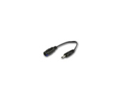 Hollex Adapter Cable 3.5/1.35 Female To 3.5/1.35 Male