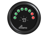 Wema 110335 - Blackline Waste Water Tank Gauge 8 LED Black