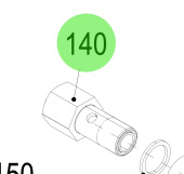 Steyr 800054 - Pressure Relief Valve Assembly for SE164E40 and SE144E38 Engines