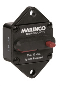 BEP 185060P-01-1 - 185 Series Switchable Thermal Circuit Breaker Waterproof Panel Mount 60 Amp