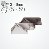 Clamcleat CL217 Mk2 Side Entry Starboard Cleats for 3–6 mm Rope