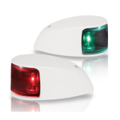 Hella Marine Pair Of Naviled Lights Deck Mount Black - Left / Right