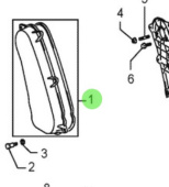 Nanni Diesel 970316109 - Timing Belt Cover for Gear Case and Rear End Plate