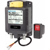 Blue Sea Solenoid Remote Series ML Manual Control Auto-Release 24V - With Switch