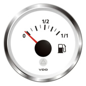 VDO A2C59514183 - Veratron ViewLine Fuel Level 90-0.5 Ohm White 52mm