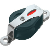 Ronstan RF20151A Series 20 Ball Bearing Single Cheek Block, Rivet Mount