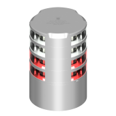 Lopolight 301-114ST+112ST - Navigation Light 3NM Double 360° Red + Double 360° White, Horizontal Mount