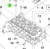 Bukh 17512-14000 - Cylinder Head Gasket for R210J Engines