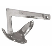 Bruce Anchor Polished Stainless Steel 316 - 8 kg