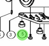 Flojet 20131-002 - Baseplate Screws