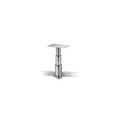 Barka Table Leg, 12V, 2-Stage, Flush-Mounted 300-700mm