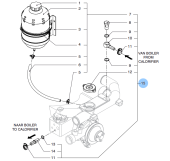 Vetus 08-00159 - Boiler Connection Set for DT4.70/4.85