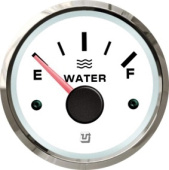 Uflex 62018WK - Ultra White SS Tank Level Gauge E -1/2- F - 0-190 Ohm