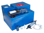 Albin 03-02-027 - 47L Waste Water Tank CPL with Macerator 24V